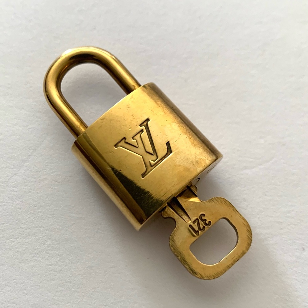 Louis Vuitton Gold Padlock with Key #321 - Picture 6 of 6